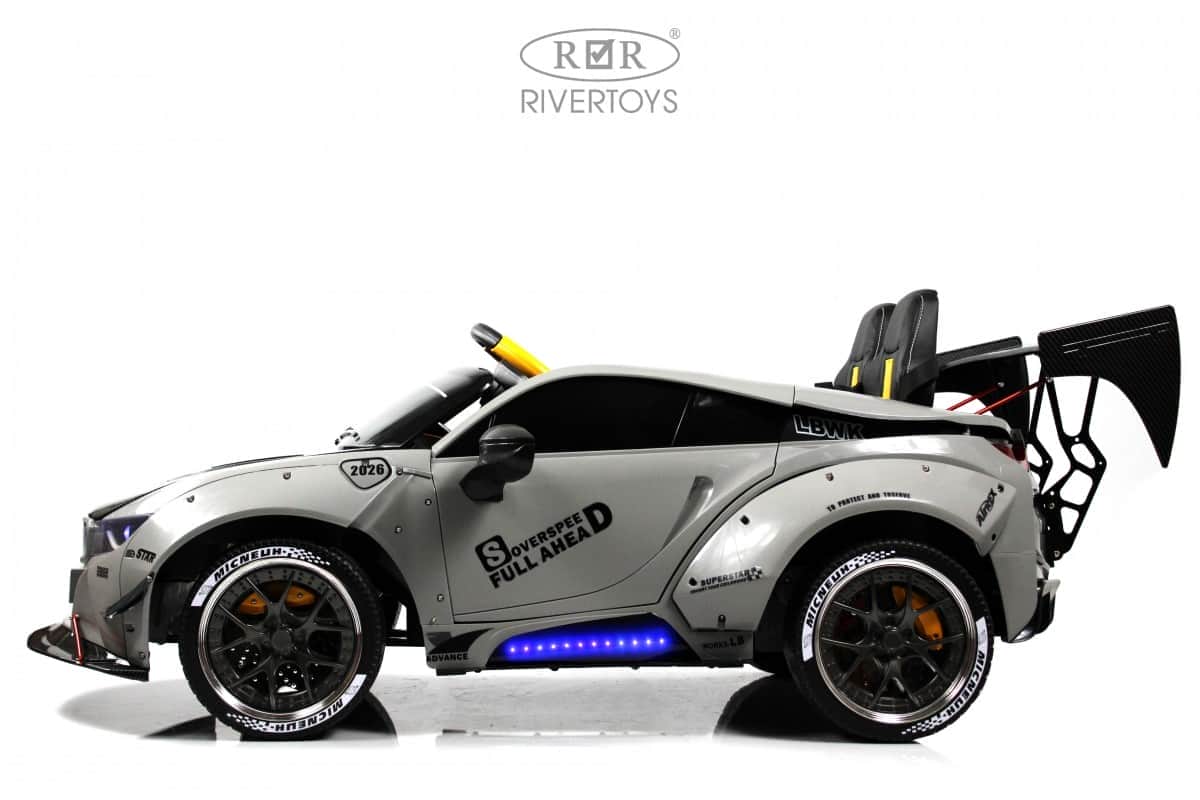 картинка Детский электромобиль G007GG серый 