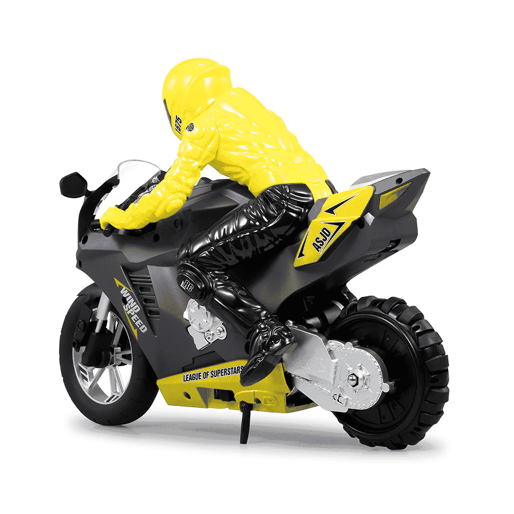 картинка Радиоуправляемый мотоцикл (дрифт, GYRO, 1:6) 2.4G - HC-801-YELLOW 