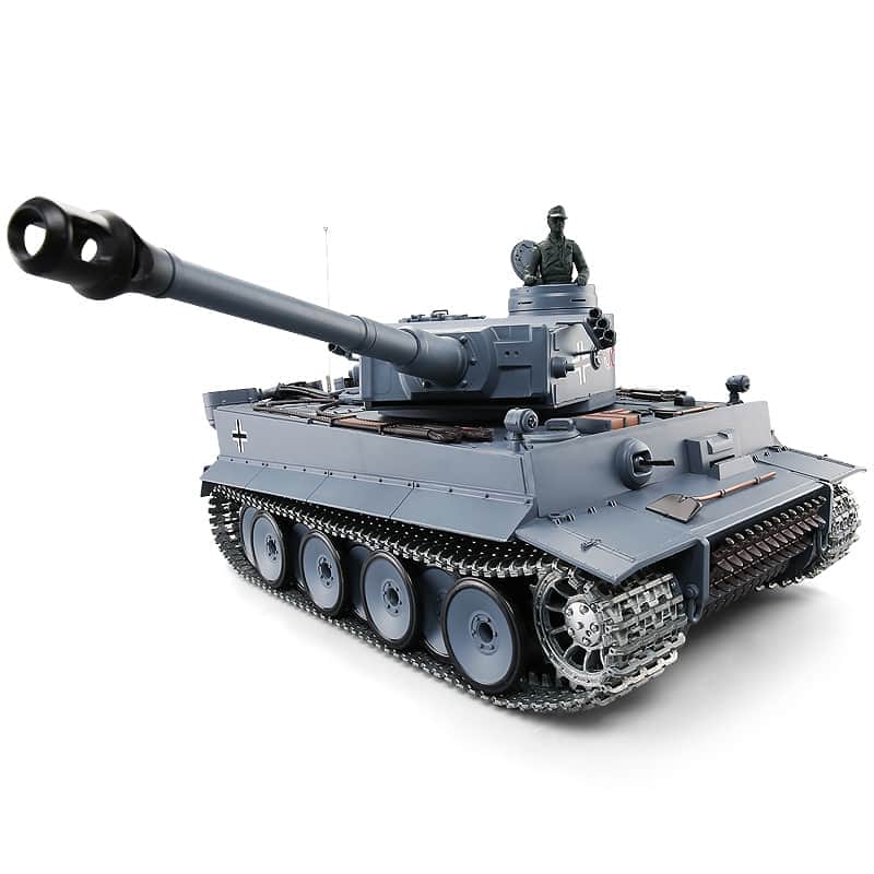 картинка Радиоуправляемый танк Heng Long German Tiger PRO 1:16 (ИК+Пневмо) 2.4G - 3818-1PRO-MS V6.0 