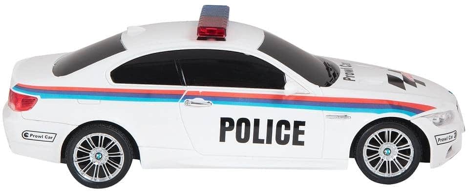картинка Радиоуправляемая машина GK Racer BMW M3 Coupe POLICE масштаб 1:18 - 866-1803PB-WHITE 