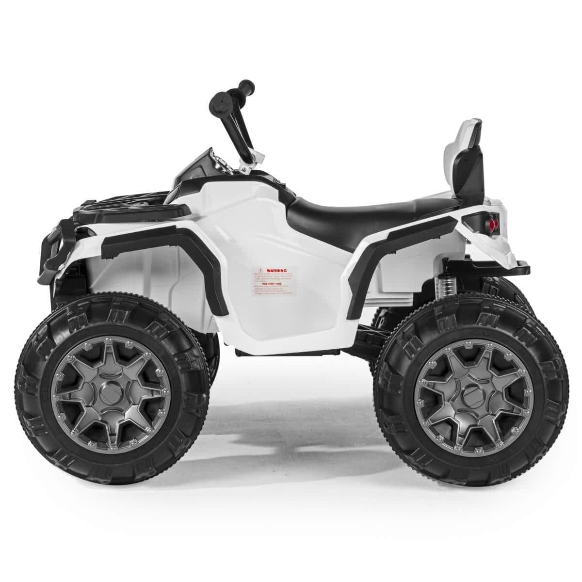 картинка Детский квадроцикл Grizzly ATV White 12V с пультом управления 2.4G- BDM0906 