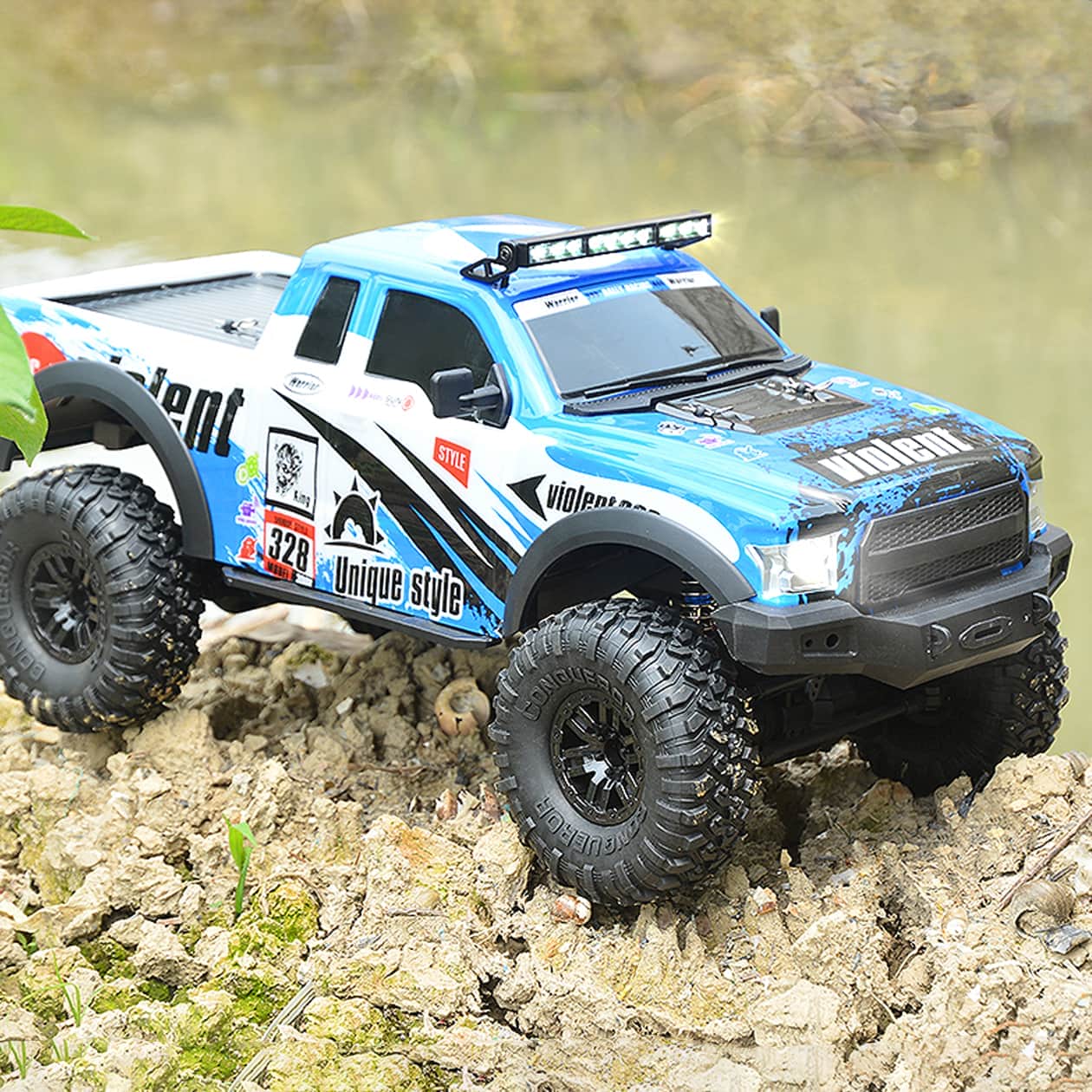 картинка Радиоуправляемый краулер HB Beast Climbing (43 см, 4WD, 1:10) - HB-ZP1010 