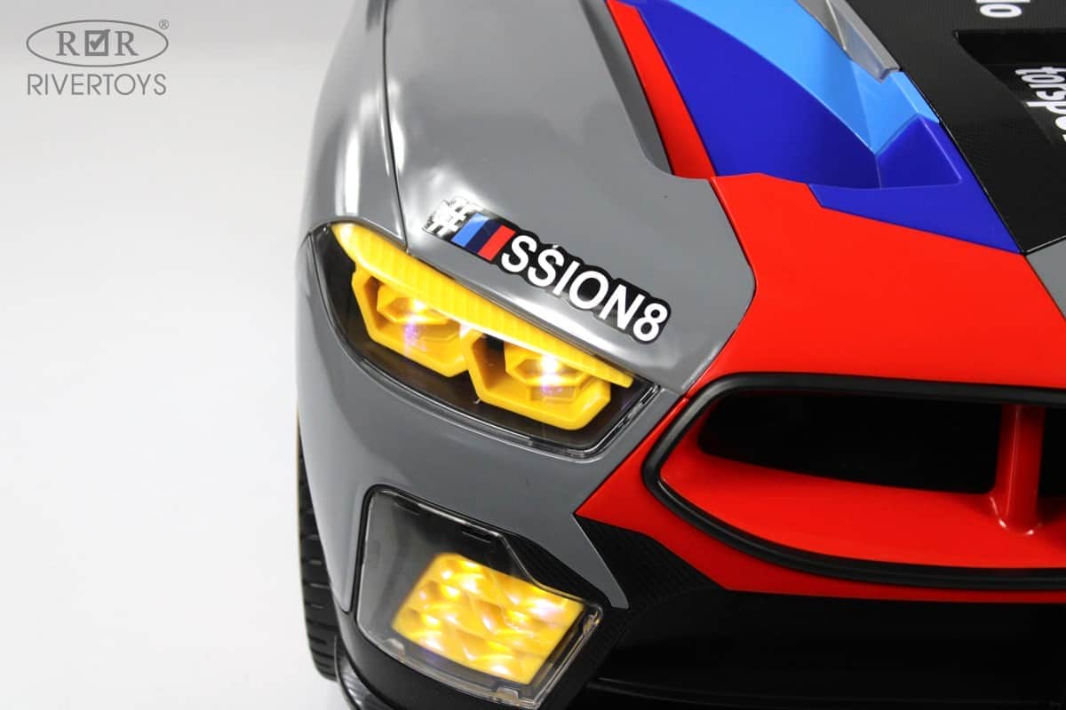 картинка Детский электромобиль F555FF серый глянец 