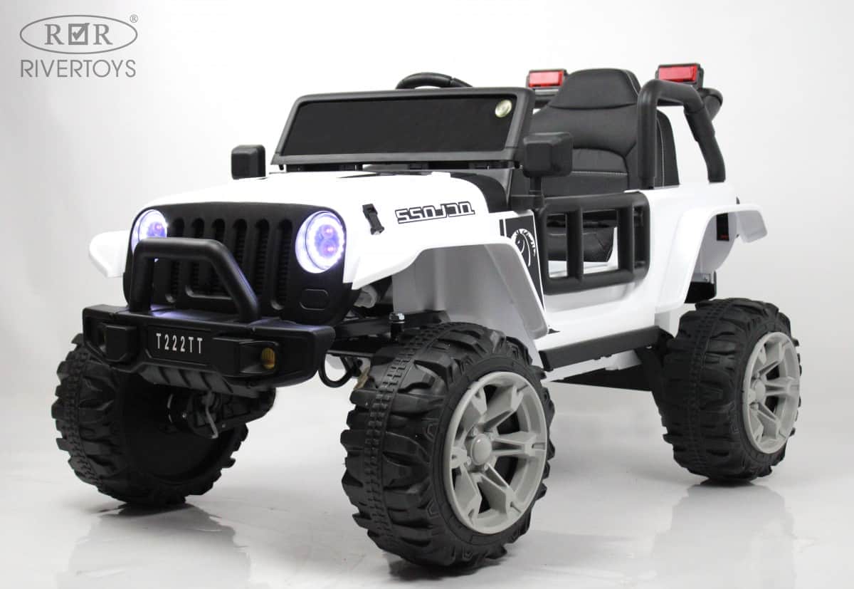 картинка Детский электромобиль T222TT 4WD белый 
