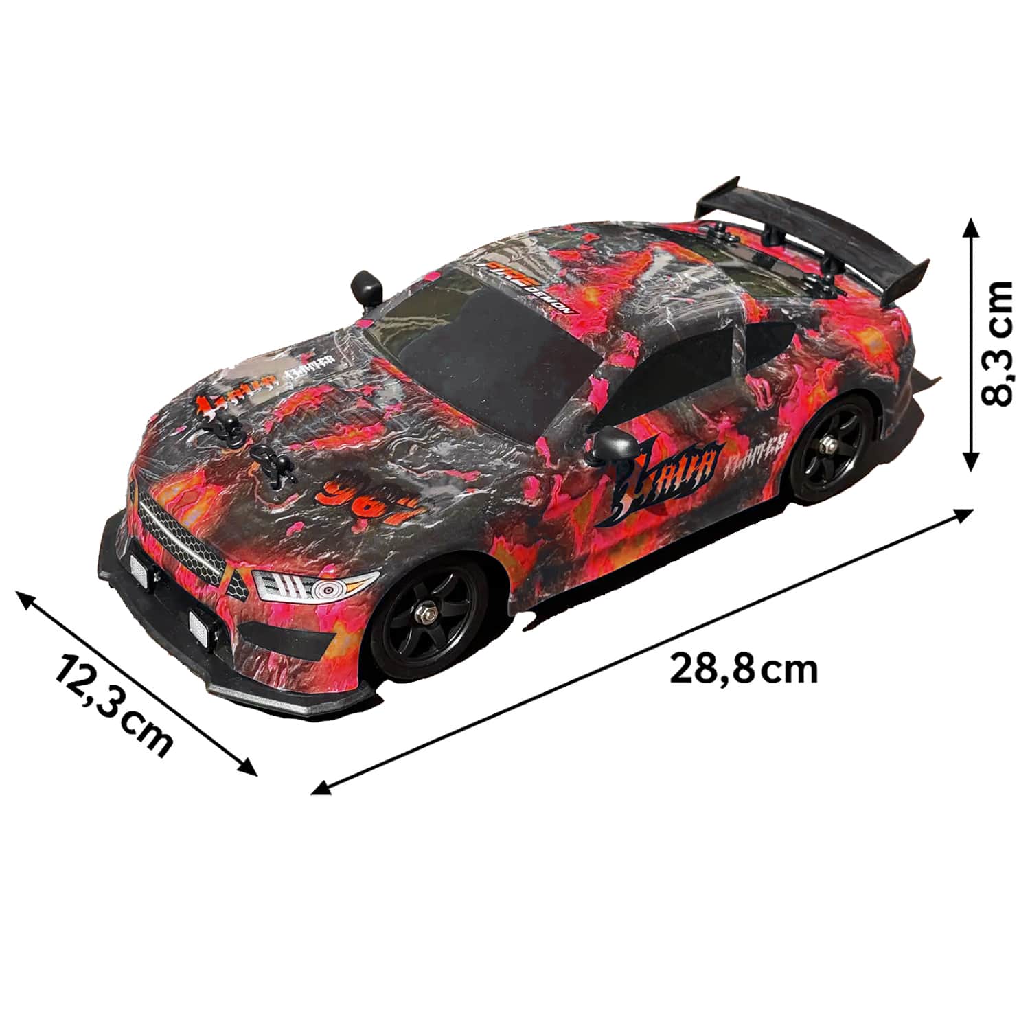 картинка Радиоуправляемая машина для дрифта HB Ford Mustang (4WD, свет, пар, акб, 1:16) - SC16A11 