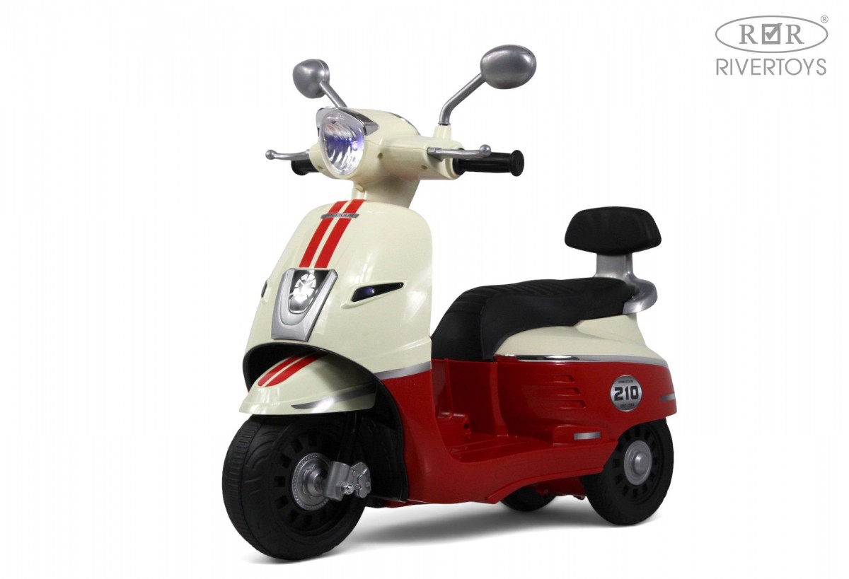 картинка Детский электромотоцикл Z222ZZ-M красный 