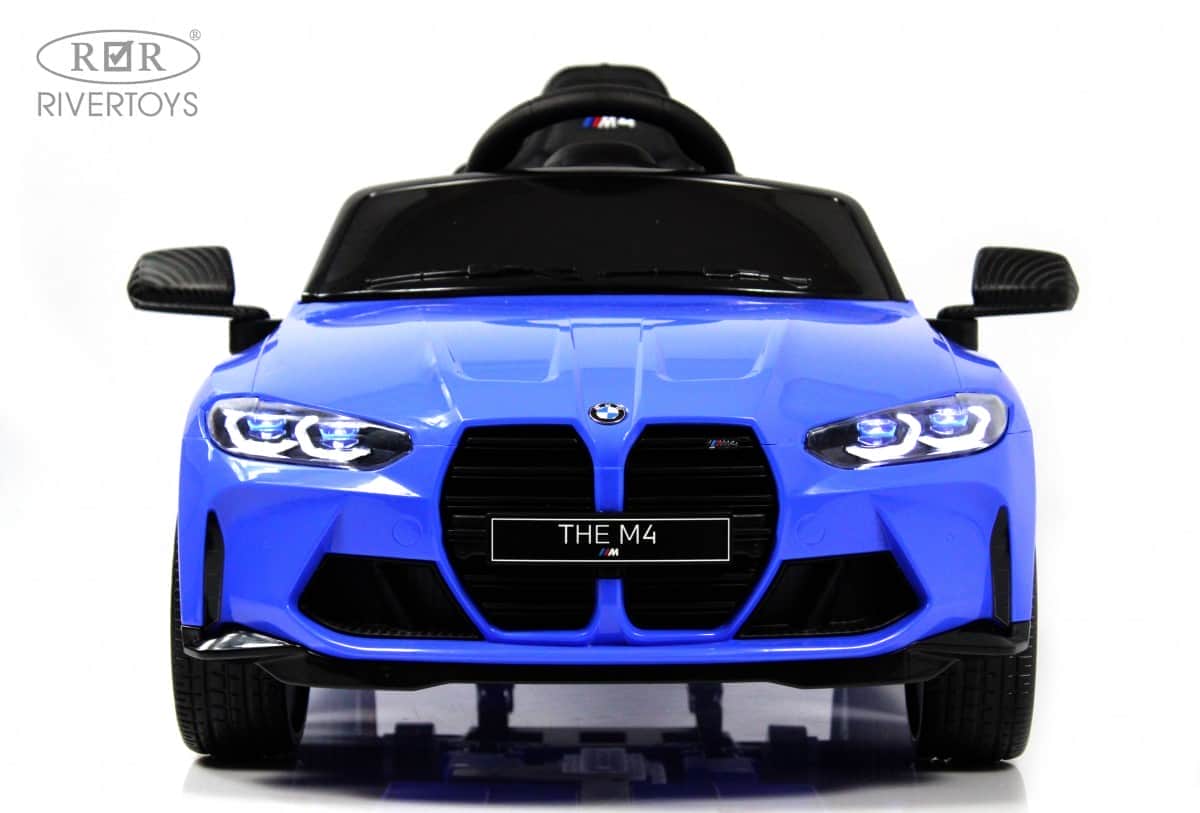 картинка Детский электромобиль BMW M4 (A004AA) синий 
