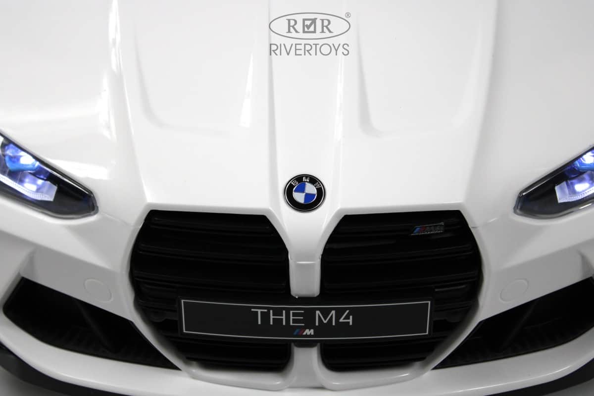 картинка Детский электромобиль BMW M4 (A004AA) белый 