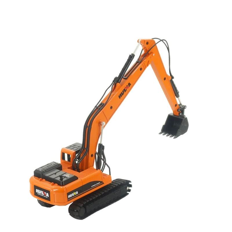 картинка Металлический гусеничный экскаватор HuiNa Toys 1:50 - HN1722-ORANGE 