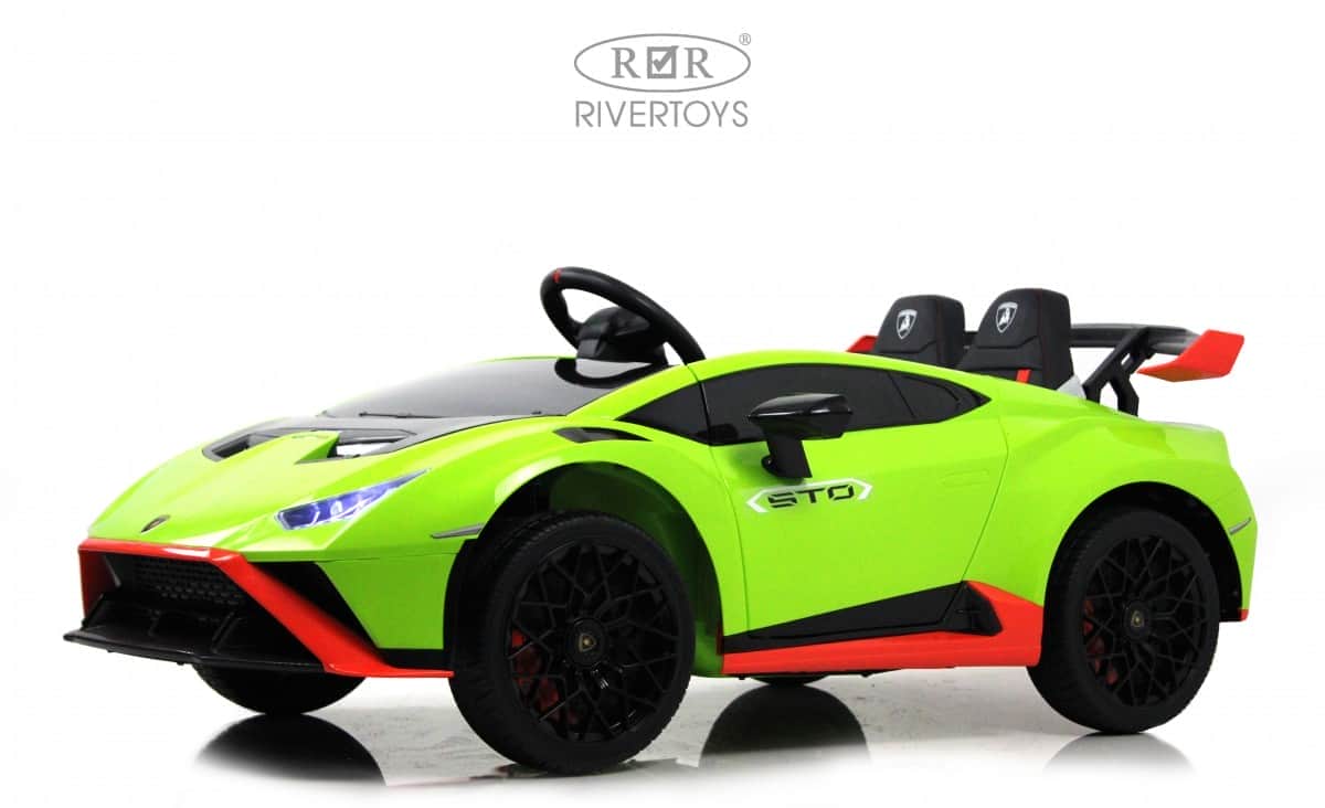 картинка Детский электромобиль Lamborghini Huracán STO (E888EE) зеленый 