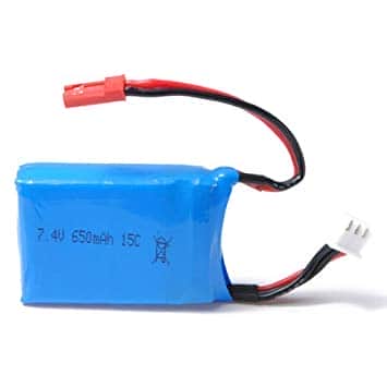 картинка Аккумулятор 7.4V 650 mAh (разъем JST) - H101-17 
