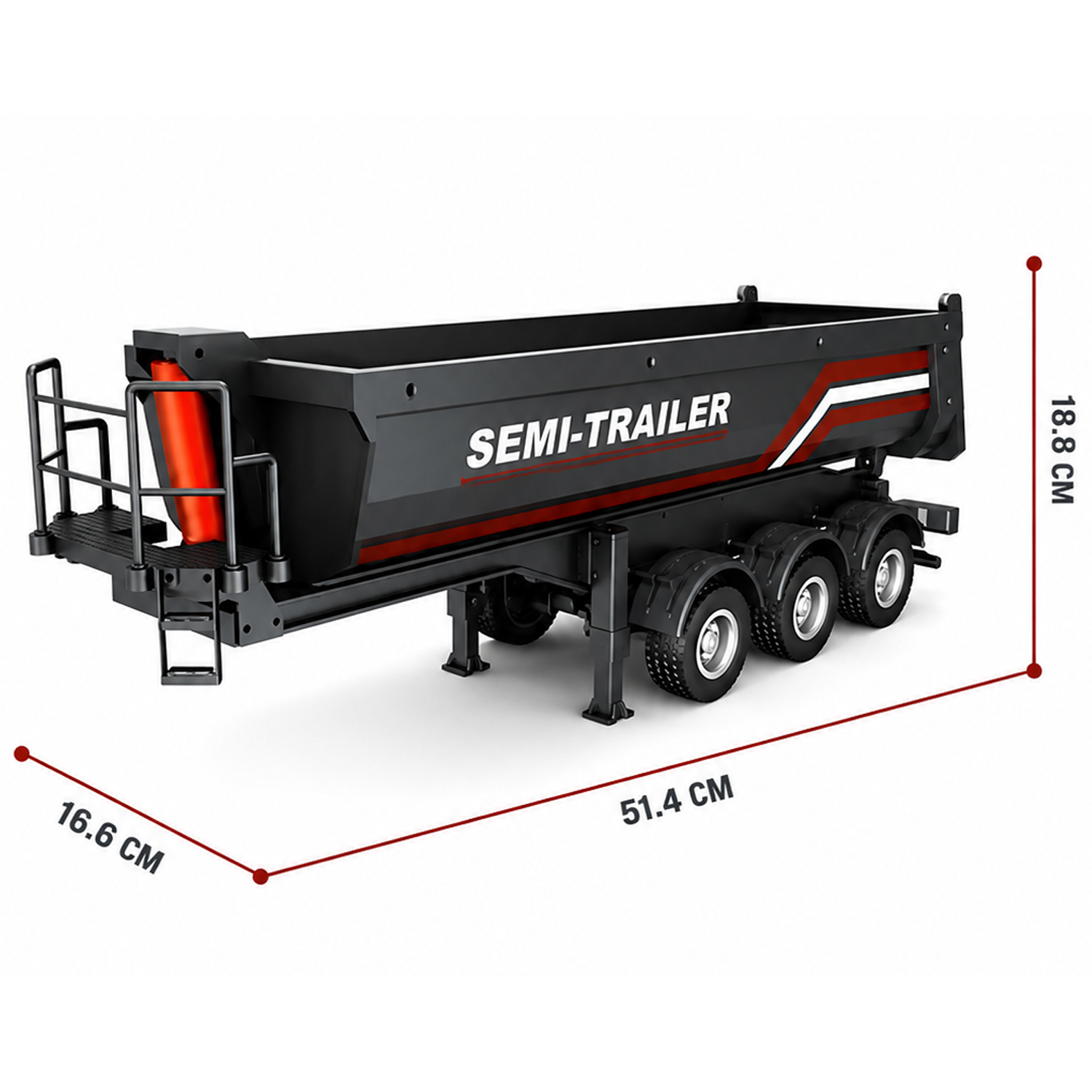 картинка Полуприцеп-самосвал для тягача HN1501 - HN1509-BLACK 