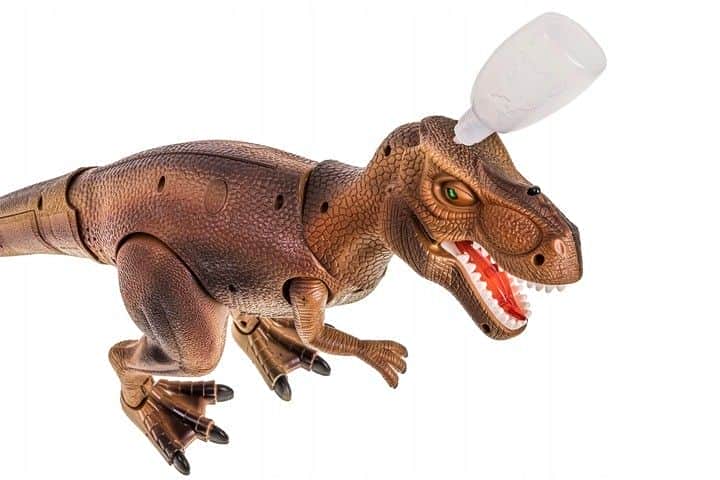 картинка Радиоуправляемый динозавр T-Rex RuiCheng (коричневый, звук, пар, свет) - RUI-8909-BROWN 