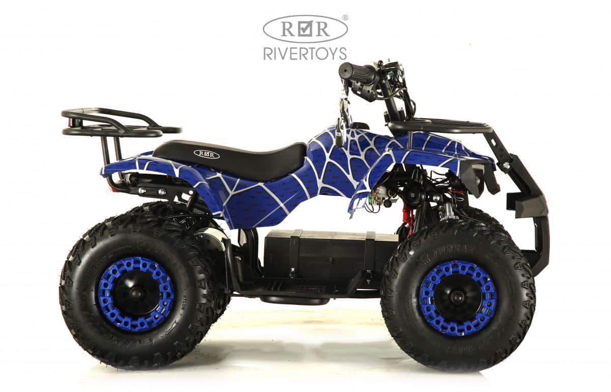картинка Детский электроквадроцикл TIKI LUX синий Spider 