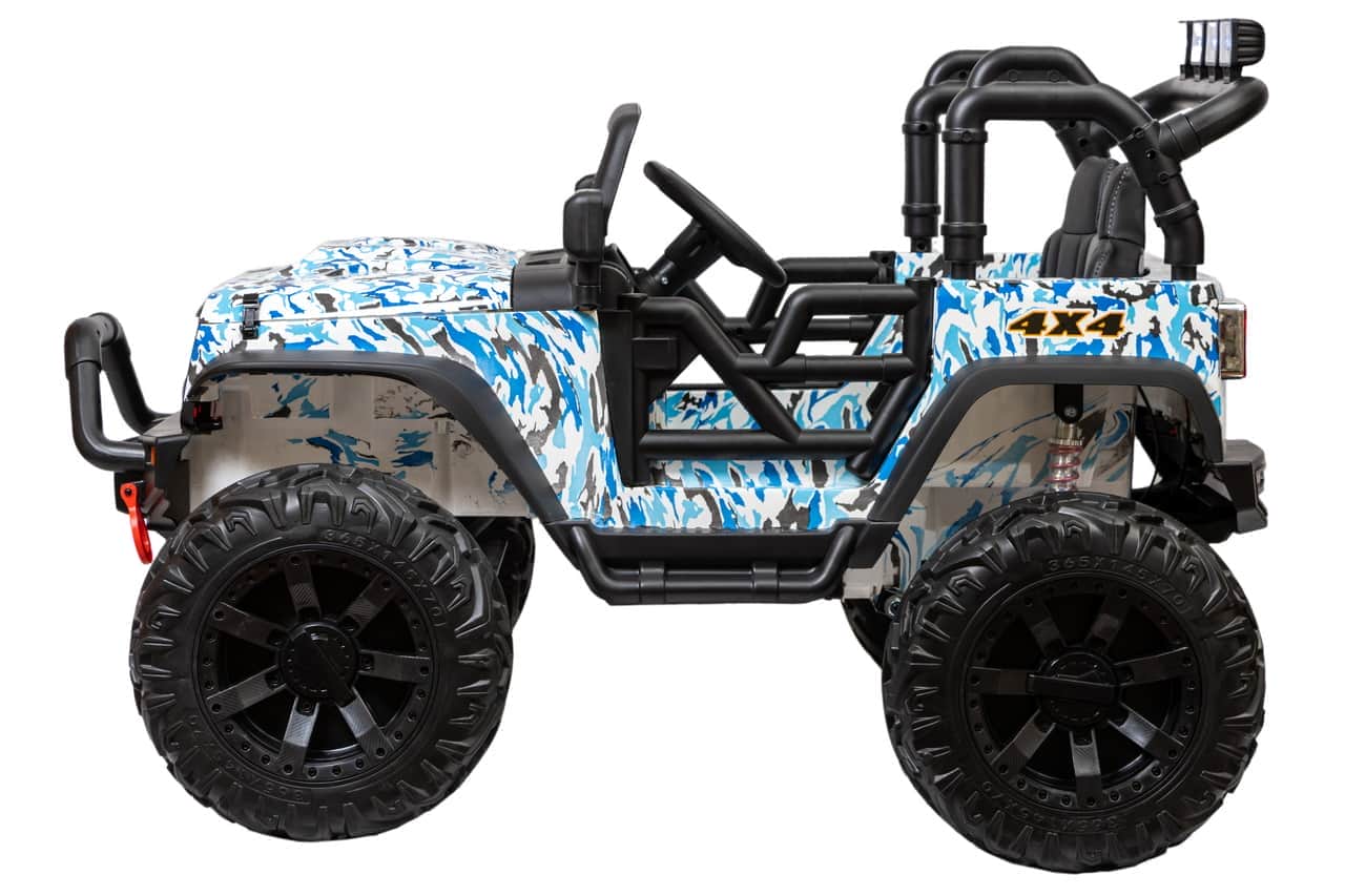 картинка Джип Jeep 24V JC666 Хаки синий краска 
