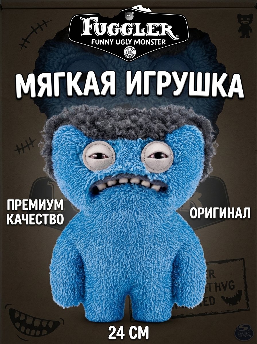 картинка Мягкая игрушка FUGGLER Мистер Парик Волосатики - 15727L 
