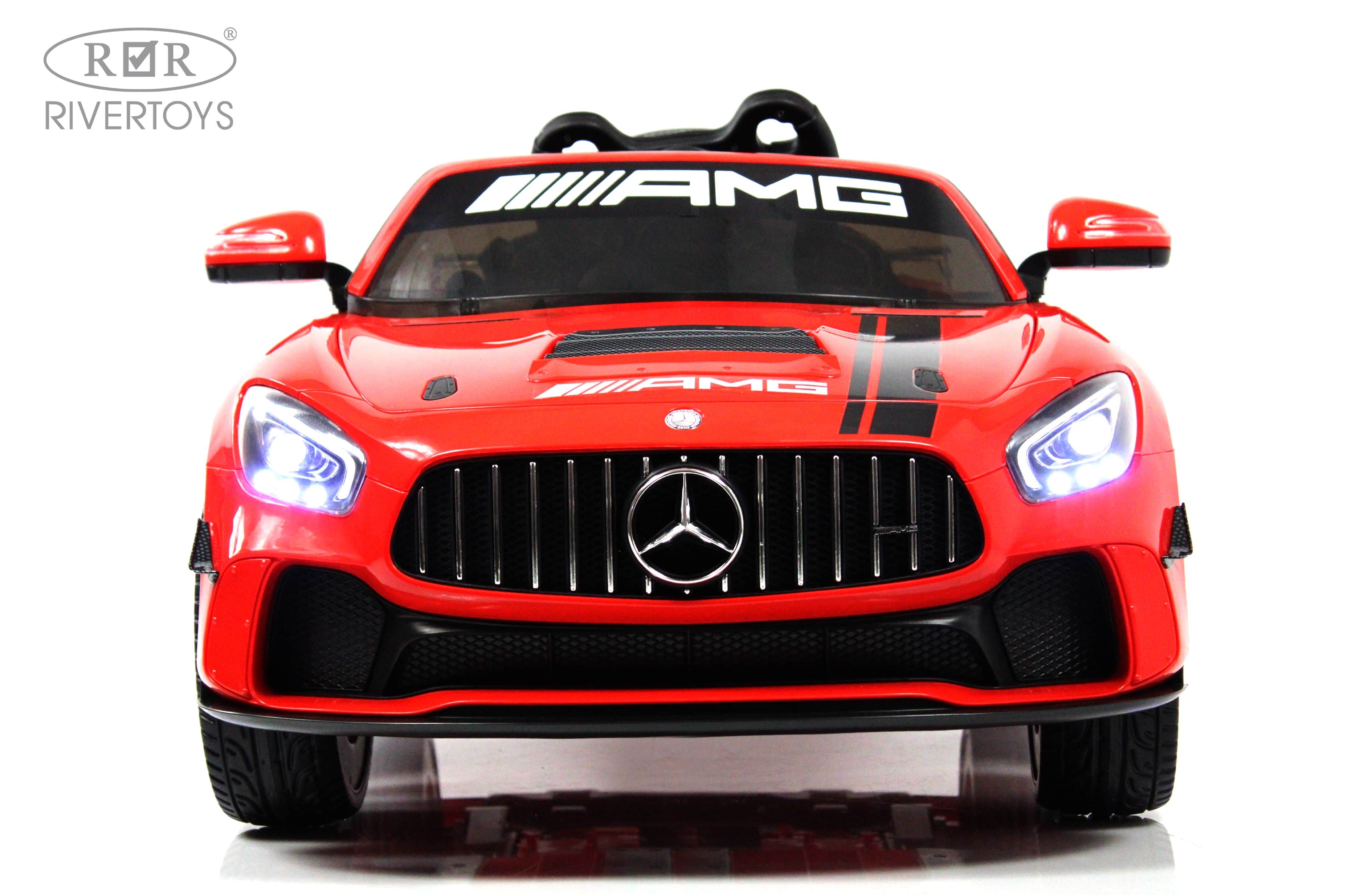 картинка Детский электромобиль Mercedes-Benz (A007AA) красный 