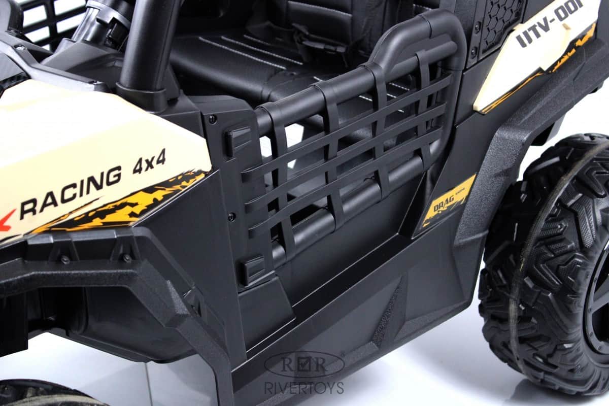 картинка Детский электромобиль K777KK LUX 4WD кремовый 