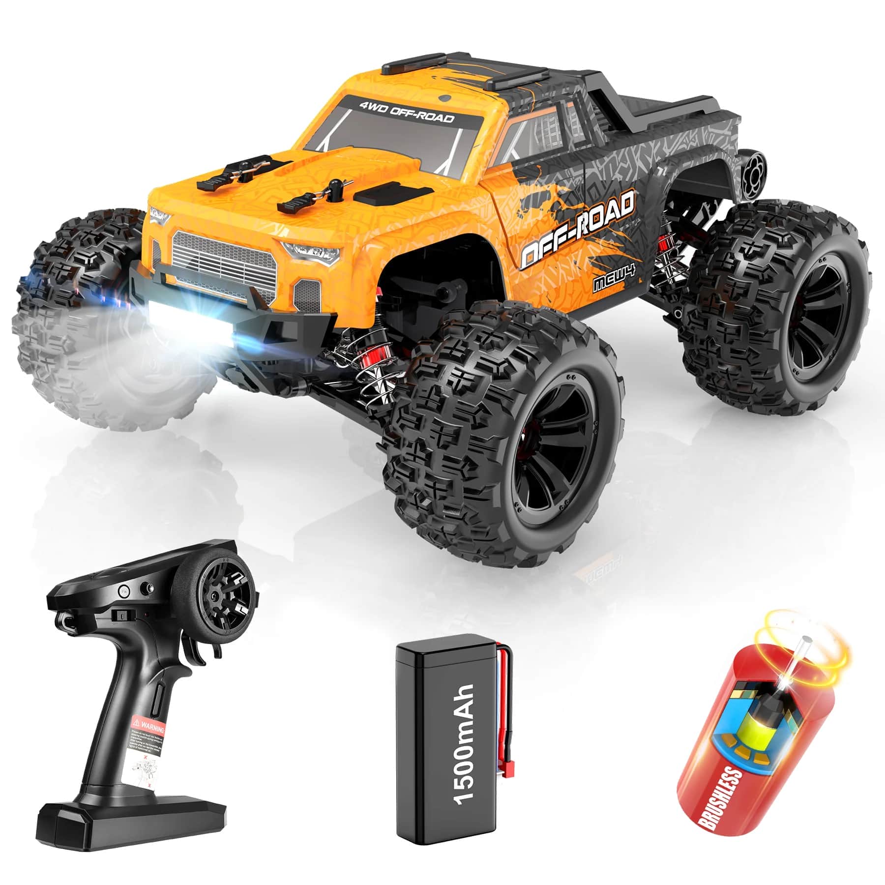 картинка Радиоуправляемый внедорожник MJX Hyper Go 4WD Brushless MEW4 Truck 1:16 - MJX-M163 
