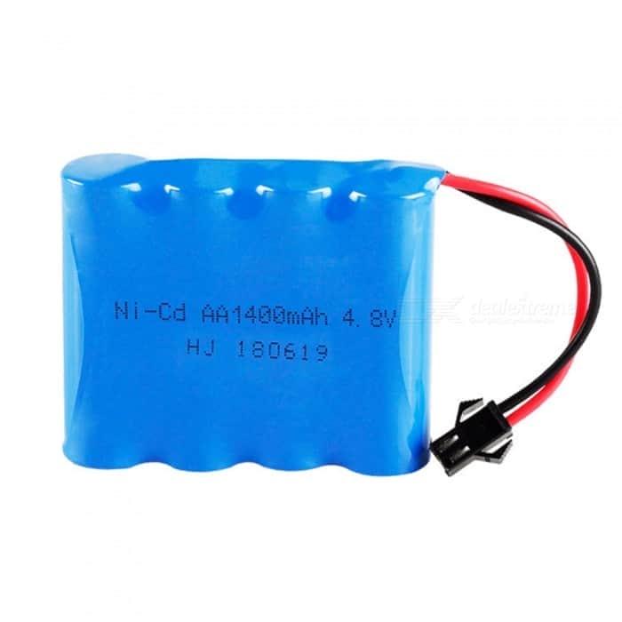 картинка Аккумулятор Ni-Cd 4.8v 1400mah (разъем YP) - NICD-48F-1400-YP 