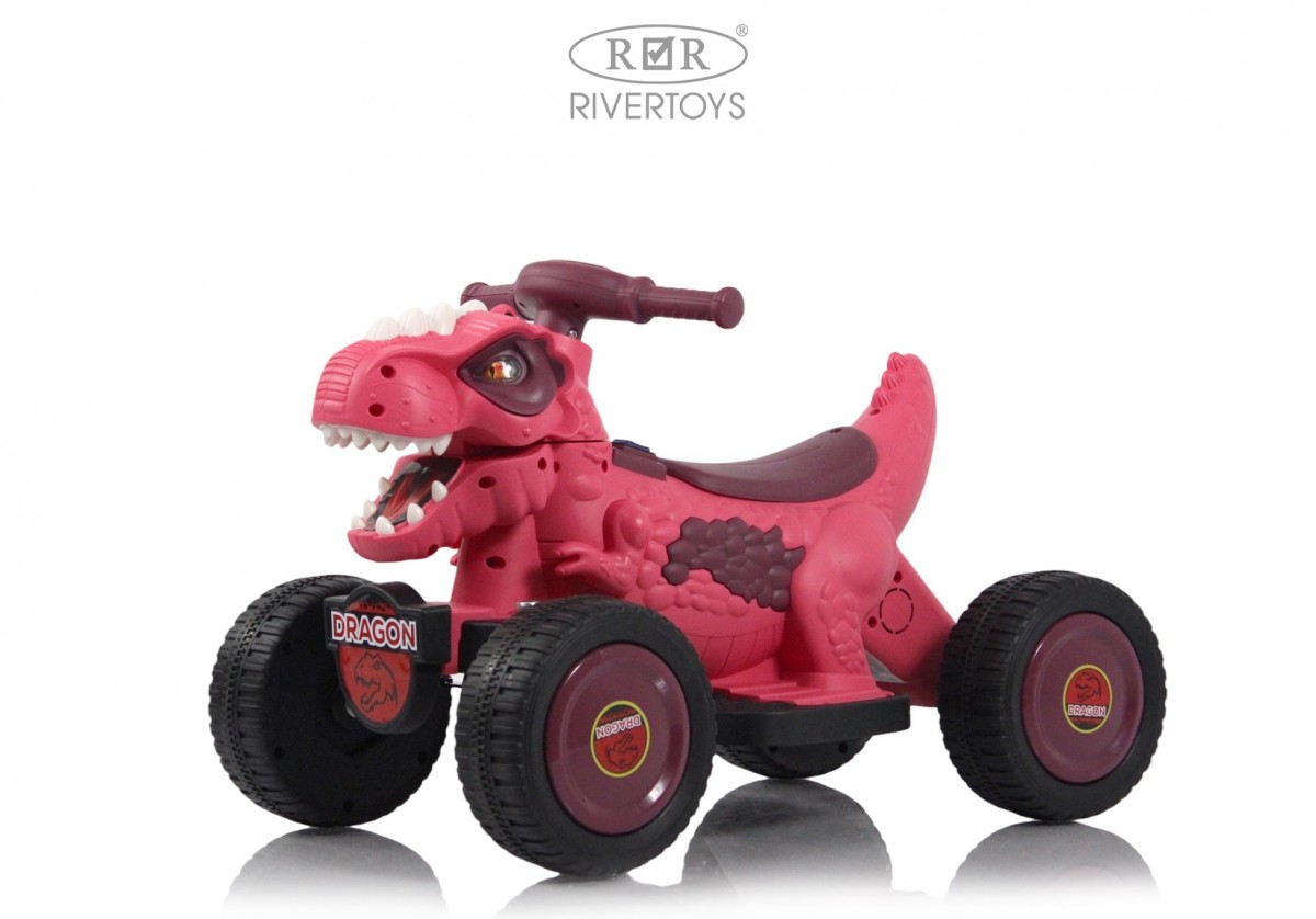 картинка Детский электроквадроцикл K707PX розовый 