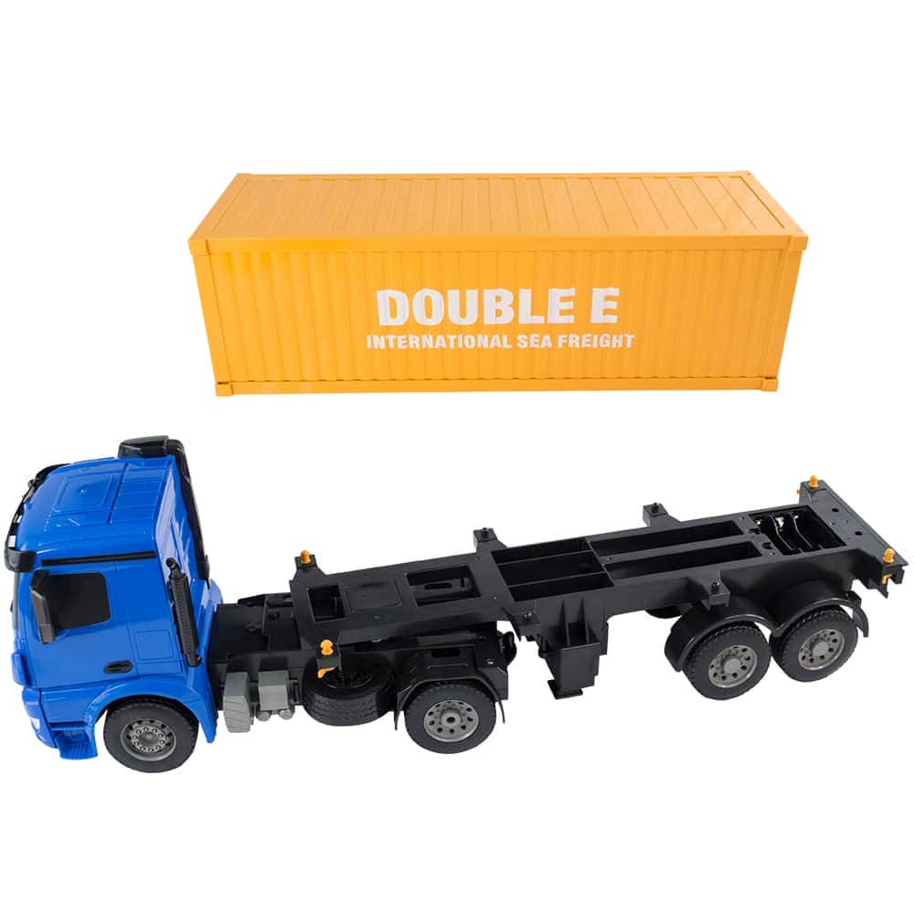 картинка Радиоуправляемый контейнеровоз Double E Mercedes-Benz Arocs 1:20 2.4G - E564-003 