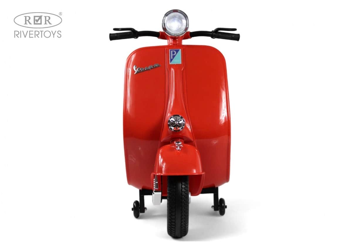 картинка Детский электроскутер VESPA (M888MM) красный 