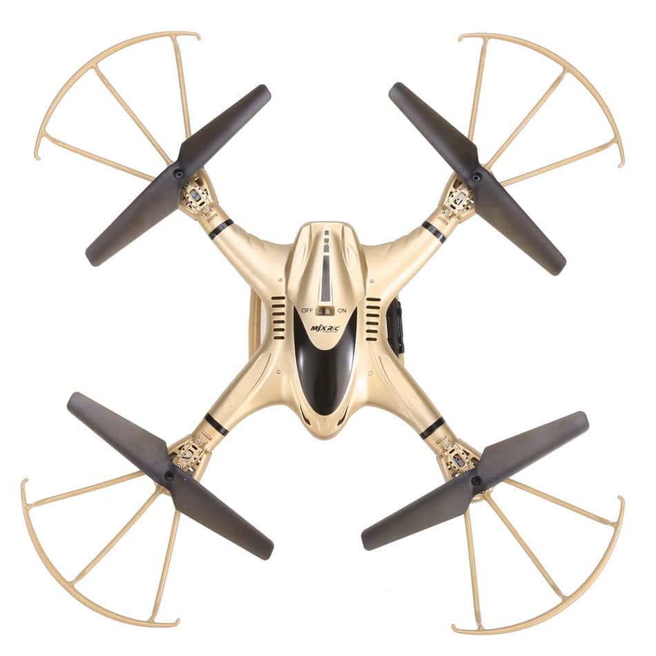 картинка Радиоуправляемый квадрокоптер с барометром MJX X401H-G (золотой) FPV 2.4G - X401H-G 