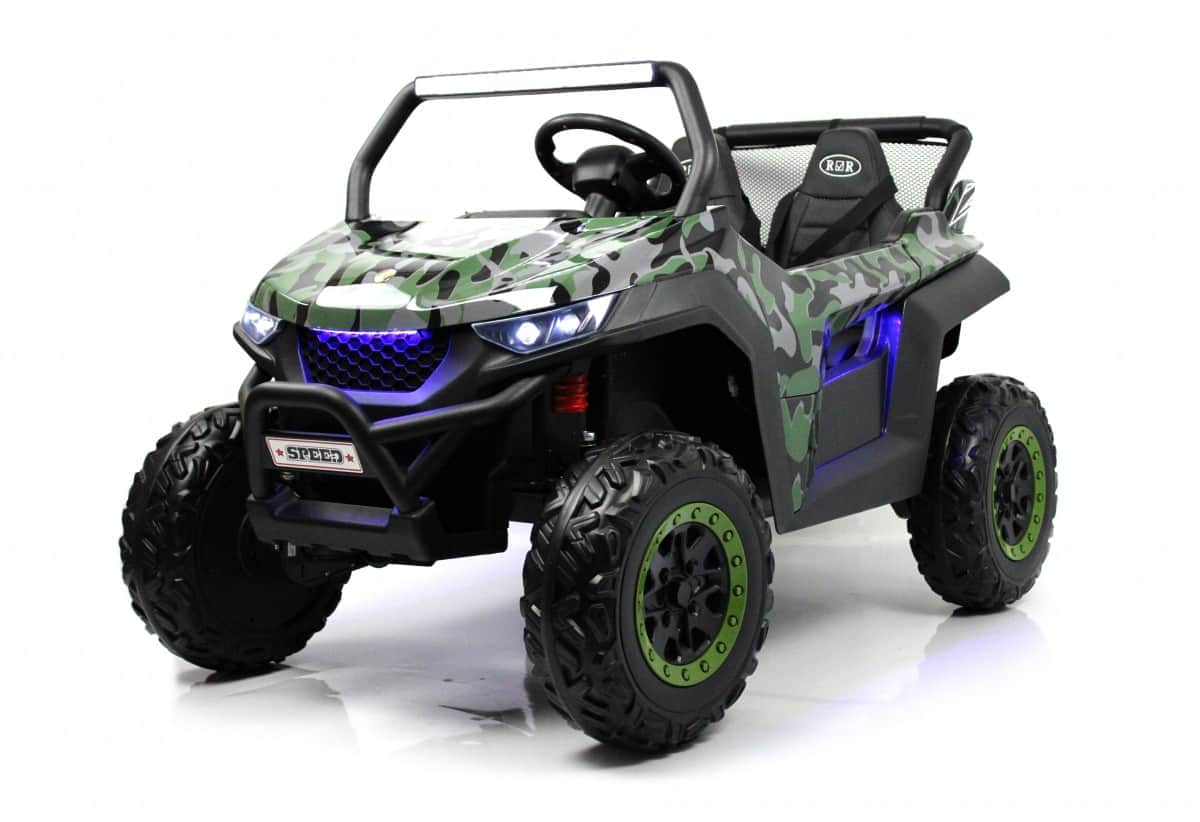 картинка Детский электромобиль T777TT 4WD зеленый камуфляж 