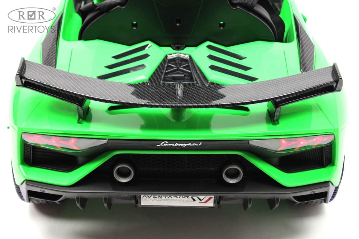 картинка Детский электромобиль Lamborghini Aventador SVJ (A333MP) зеленый 