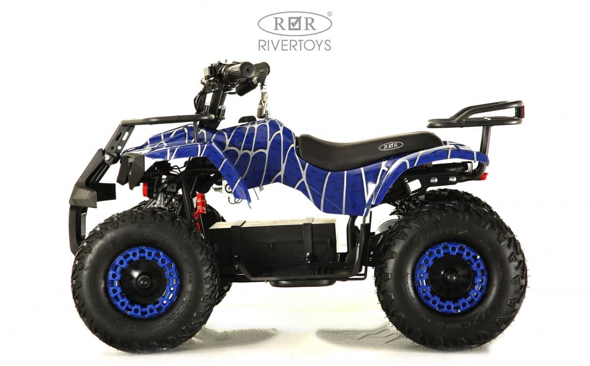 картинка Детский электроквадроцикл TIKI LUX синий Spider 