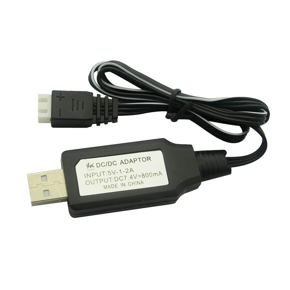 картинка Зарядное устройство USB 7.4v 800 mah разъем Li-Po - USB-74-800-LIPO 