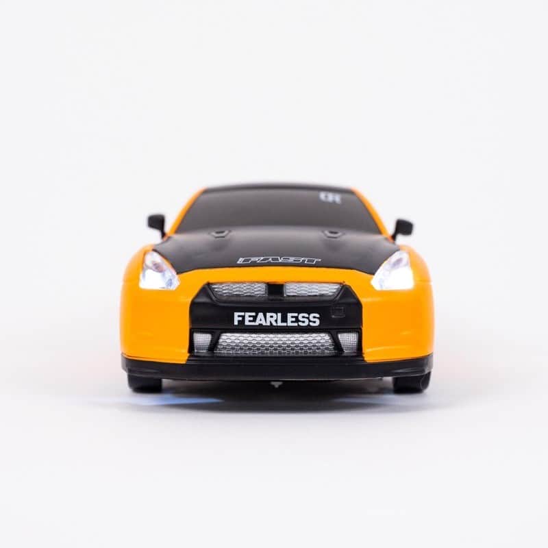 картинка Радиоуправляемая машина для дрифта Nissan GT-R (19 см, 15 км/ч, сменные колеса, фишки) - SC24A02 