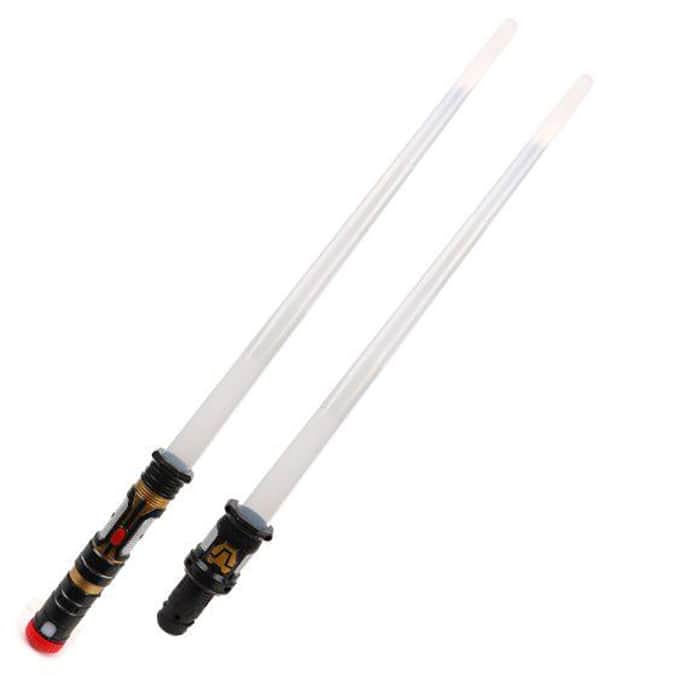 картинка Двухсторонний меч на батарейках Space Sword (4 цвета подсветки, 2 меча) - 8108-2 