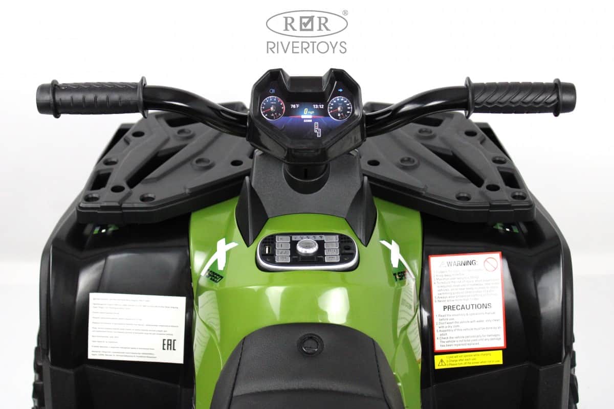 картинка Детский электроквадроцикл T001TT 4WD зеленый 