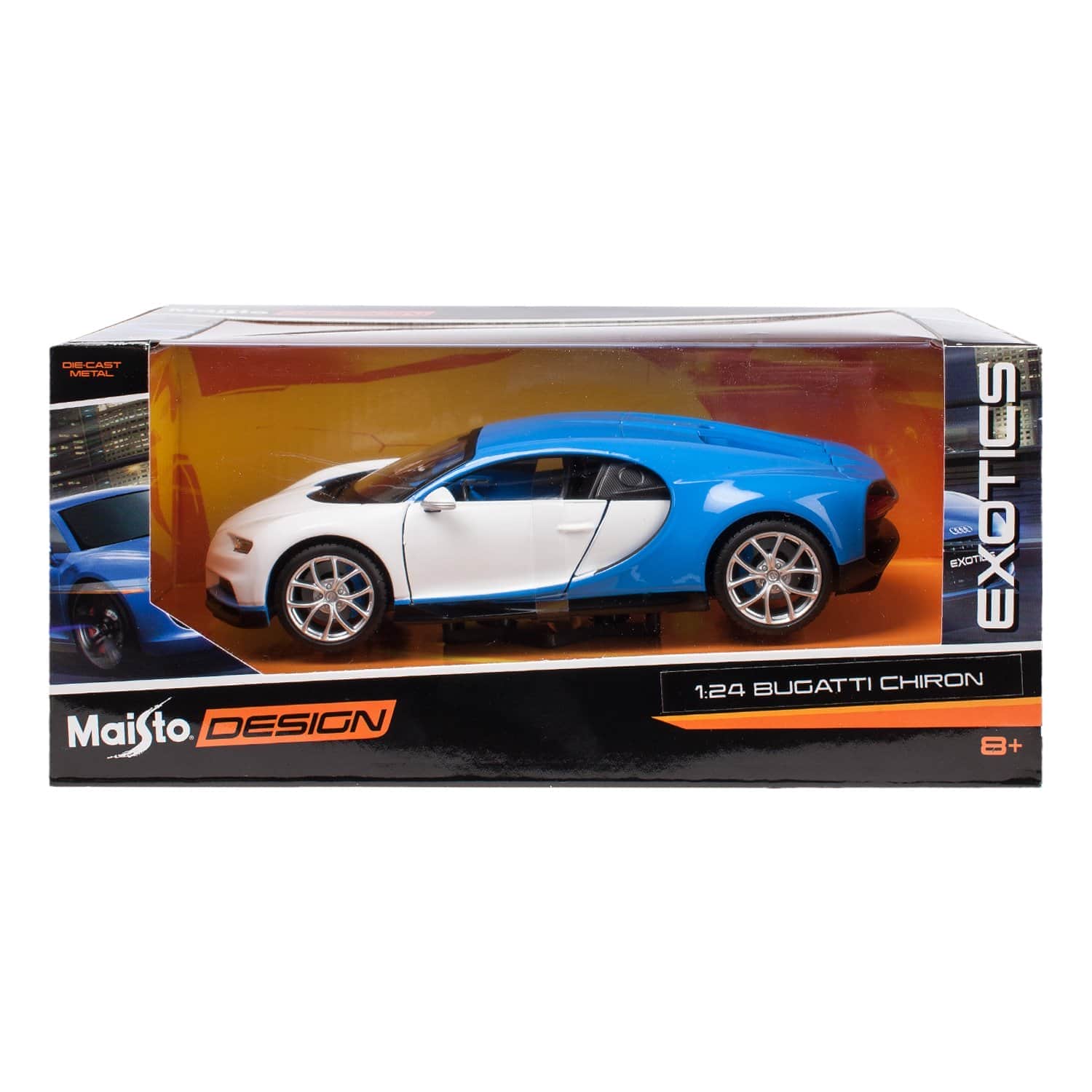 картинка Металлическая модель Maisto Bugatti Chiron 1:24 - 31021 