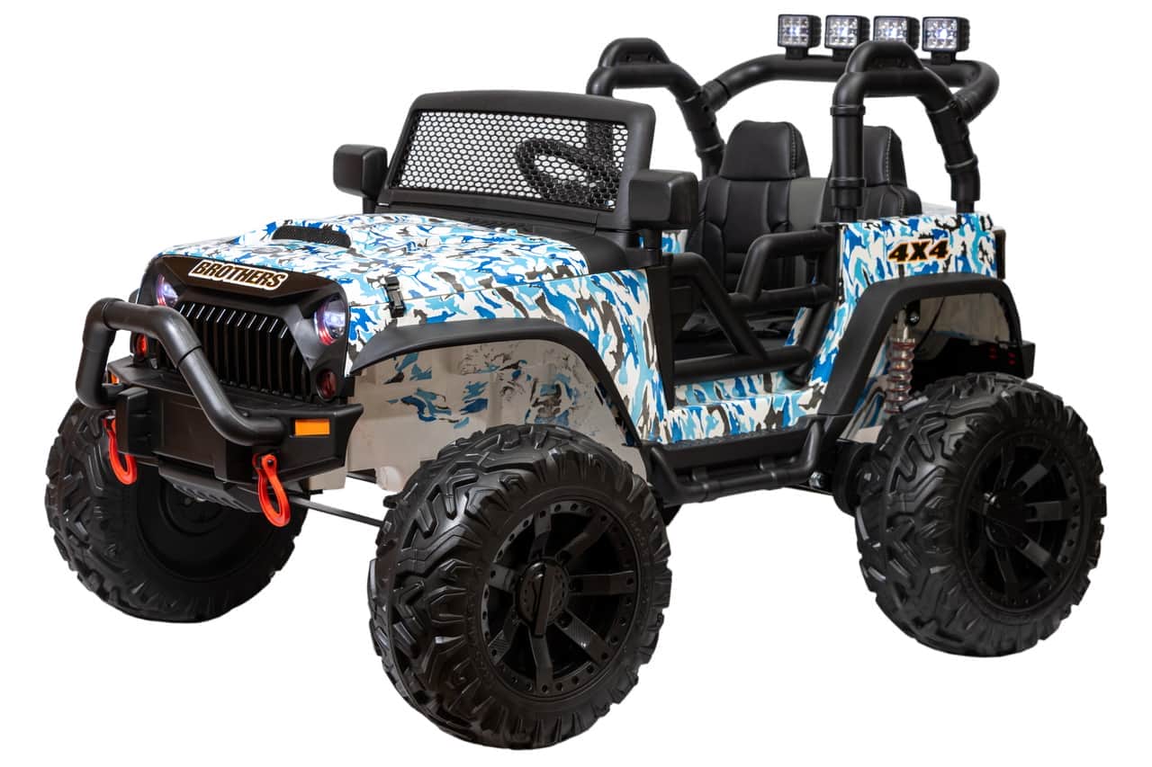 картинка Джип Jeep 24V JC666 Хаки синий краска 