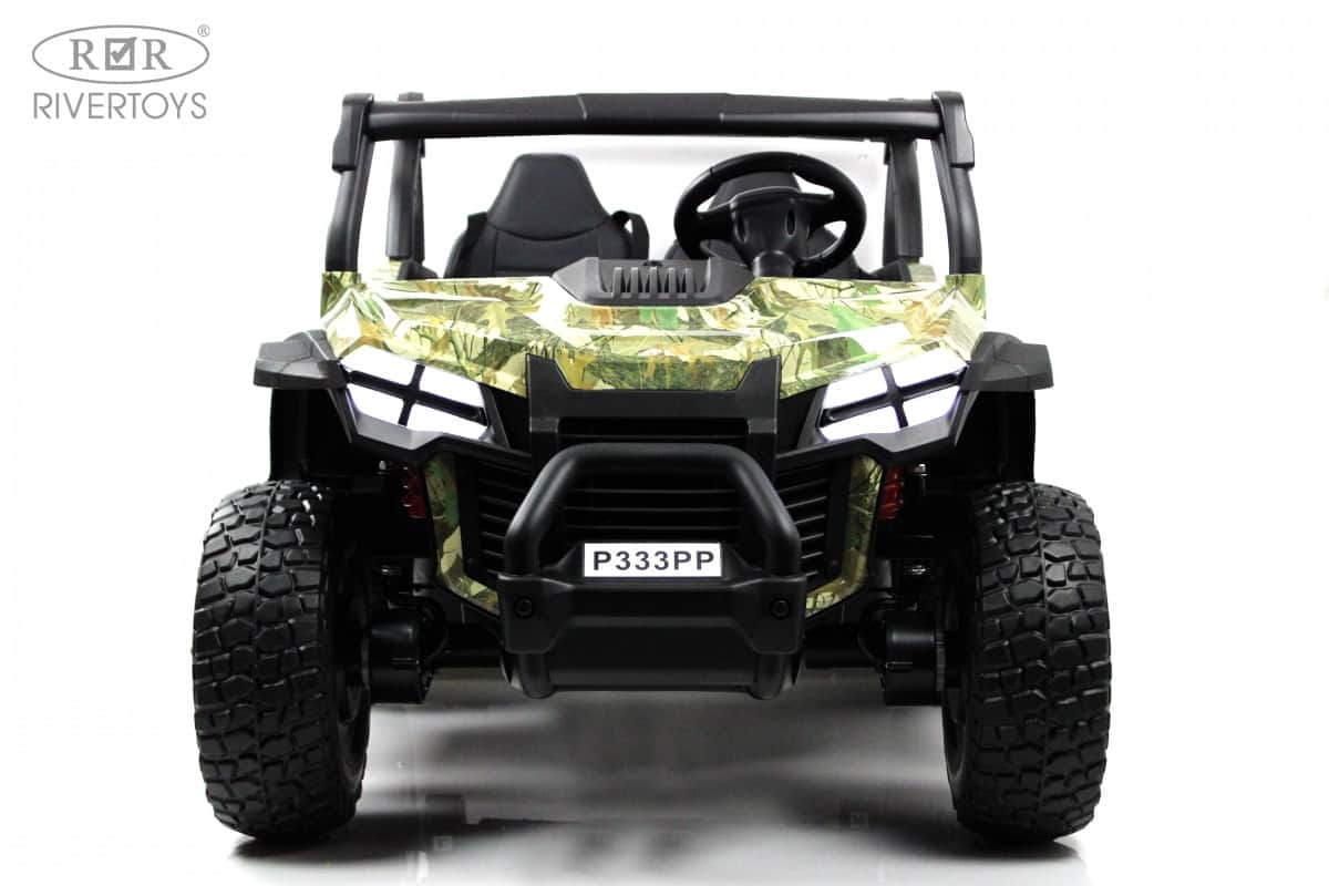 картинка Детский электромобиль P333PP (Buggy) зеленый камуфляж 