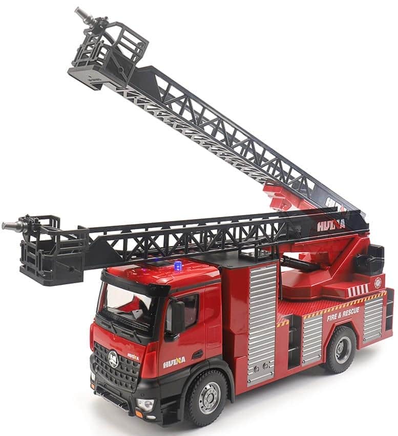 картинка Радиоуправляемая пожарная машина-лестница HUI NA TOYS масштаб 1:14 2.4G - HN1561 