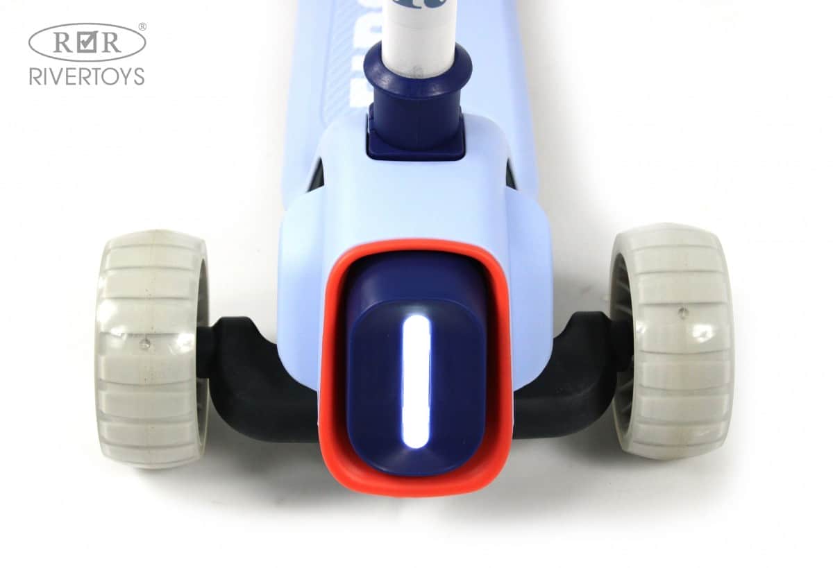 картинка Детский самокат HB-T-ONE голубой 
