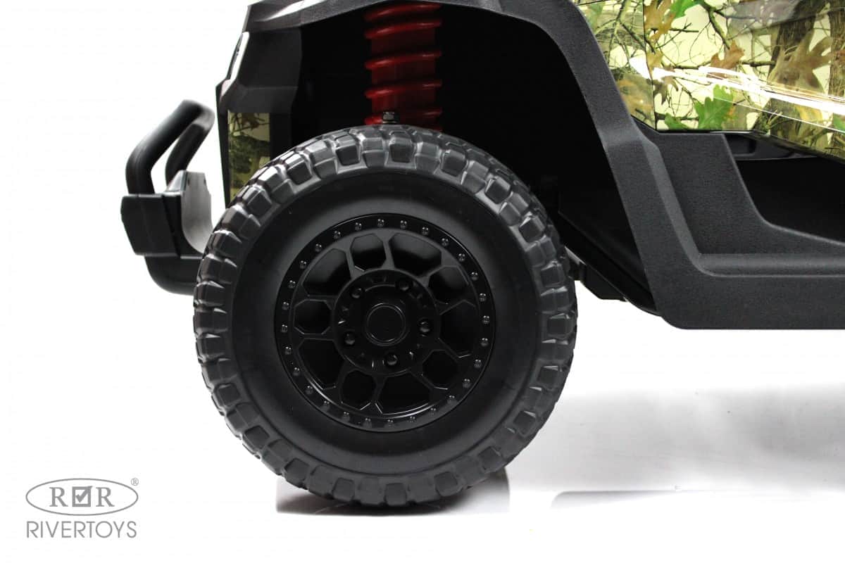 картинка Детский электромобиль P333PP (Buggy) зеленый камуфляж 