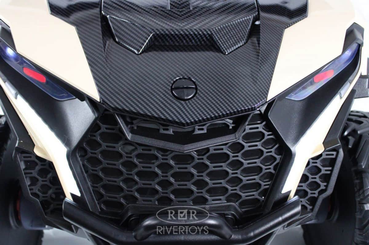 картинка Детский электромобиль K555KK 4WD 24V бежевый 