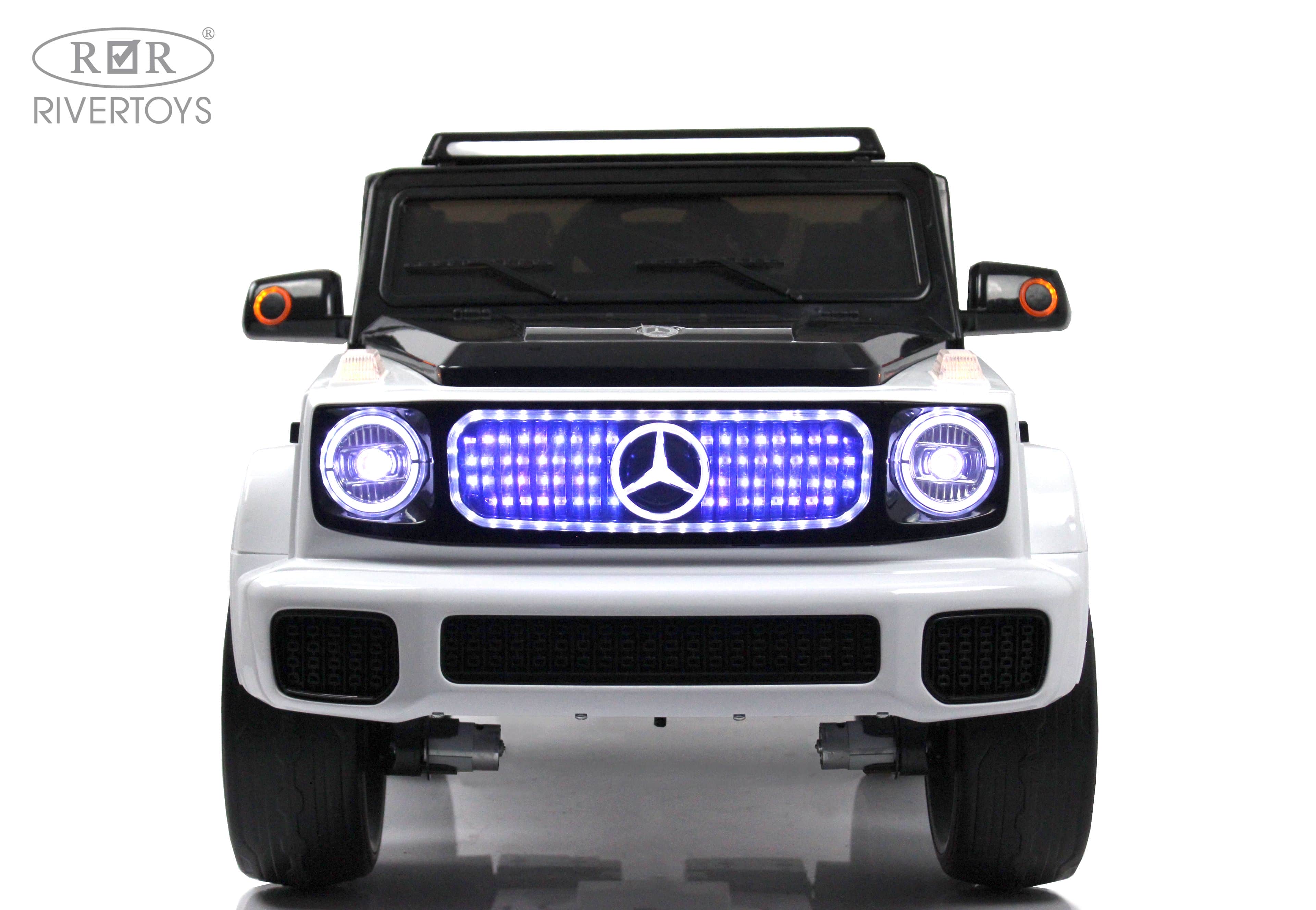 картинка Детский электромобиль Mercedes-Benz EQG (E222EE) белый 