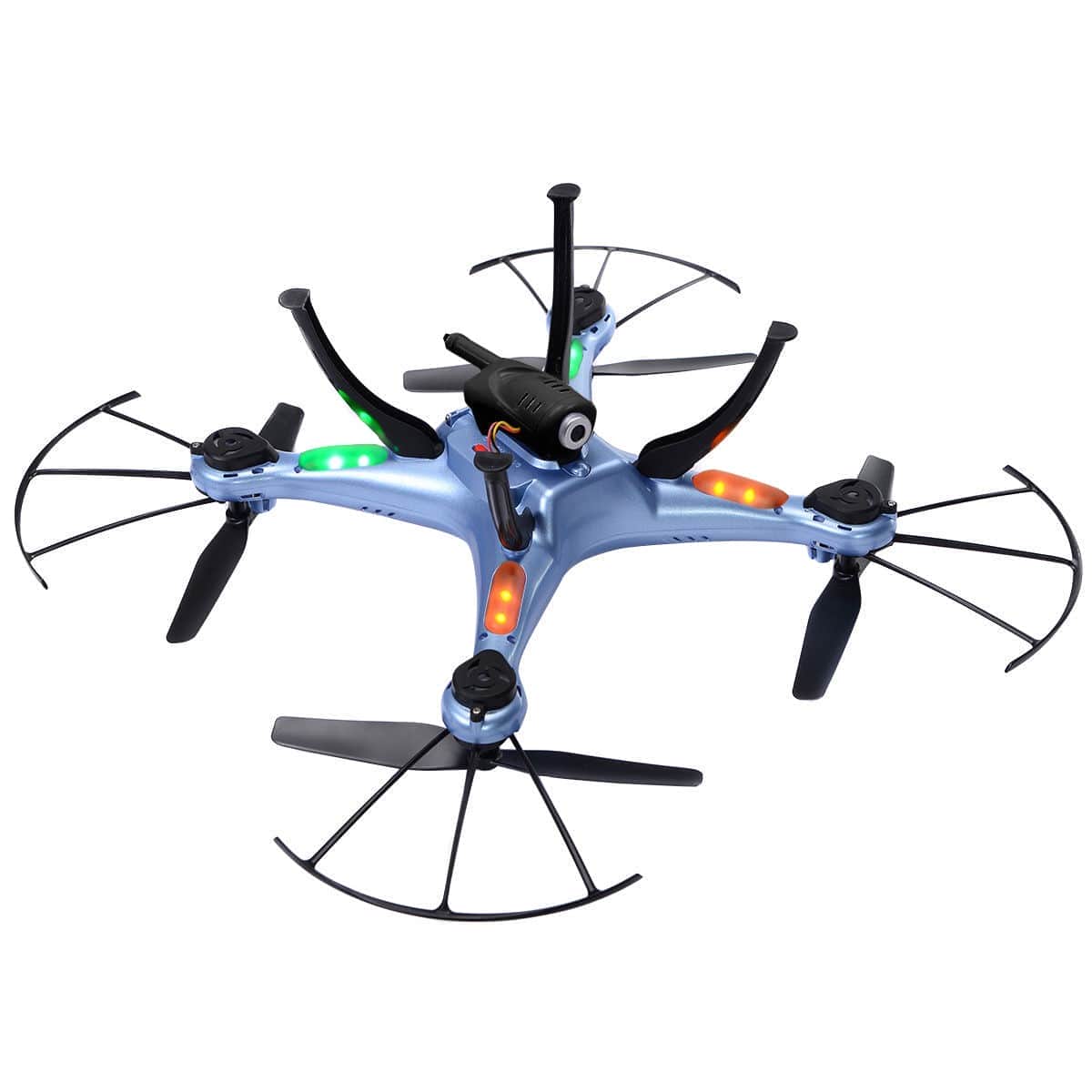 картинка Радиоуправляемый синий квадрокоптер Syma X5HW с барометром Wi-Fi FPV - X5HW-B 