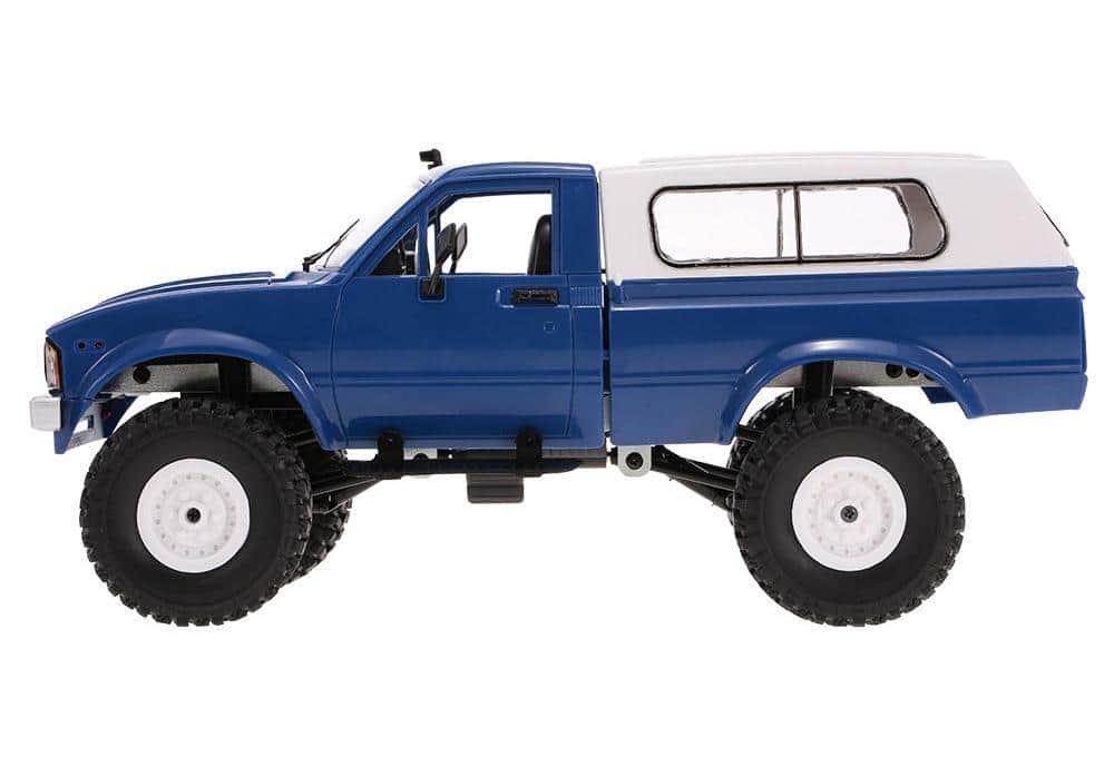 картинка Радиоуправляемая машина WPL пикап Hilux (синий) 4WD 2.4G 1:16 RTR - WPLC-24R-BLUE 