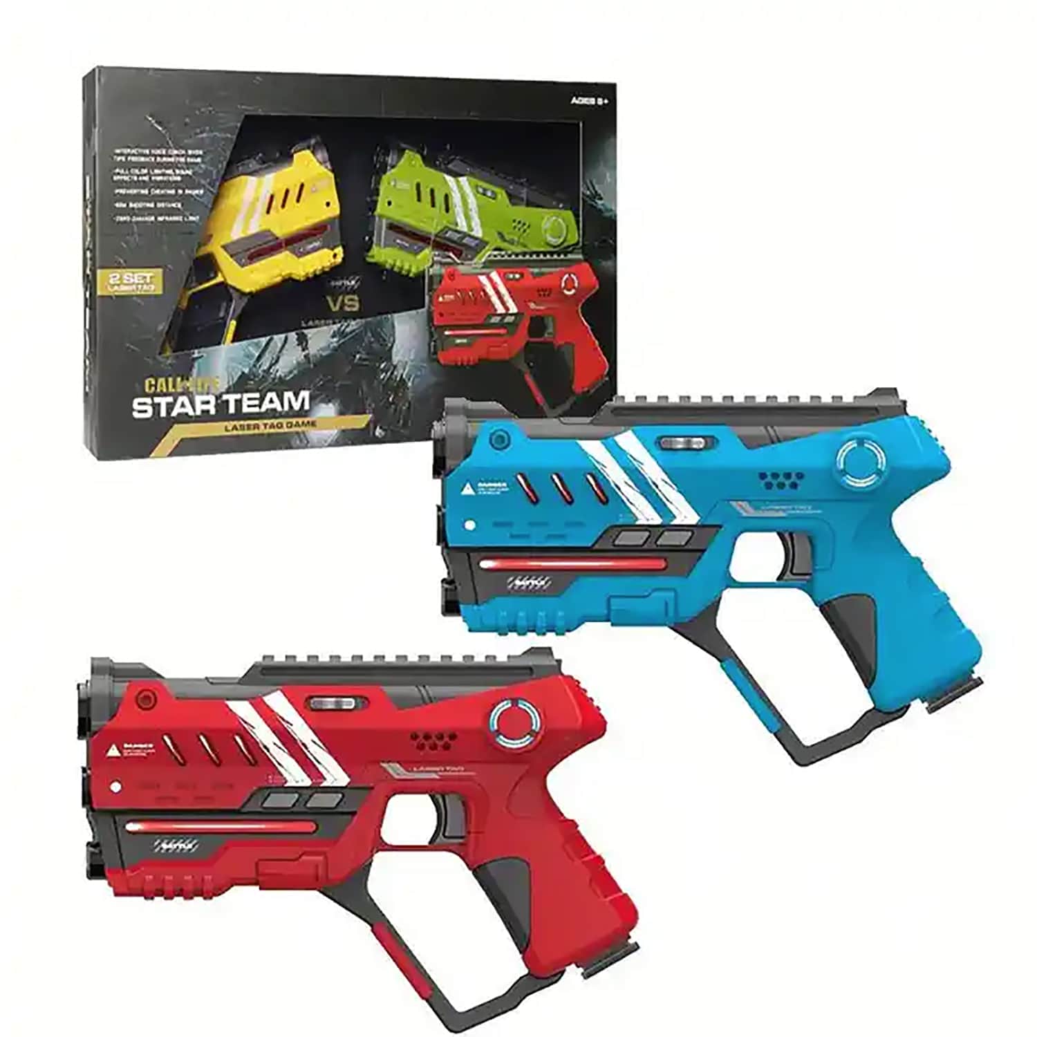 картинка Набор для лазертага Winyea Call of Life Star-Team (2 бластера) - W7008D-RB 