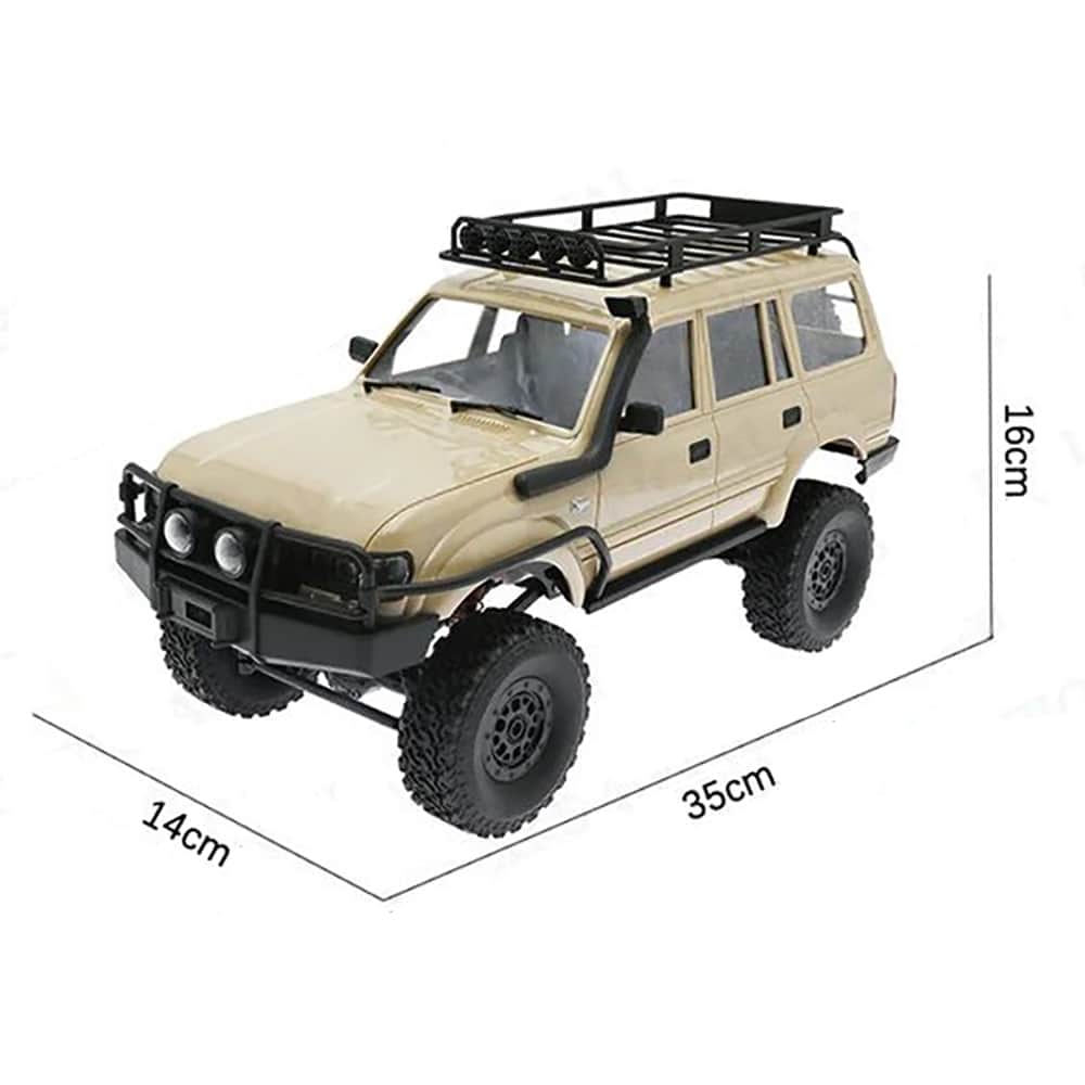 картинка Радиоуправляемый краулер WPL C54-1 Land Cruiser LC80 желтый 1:16 - WPLC54-1-YELLOW 