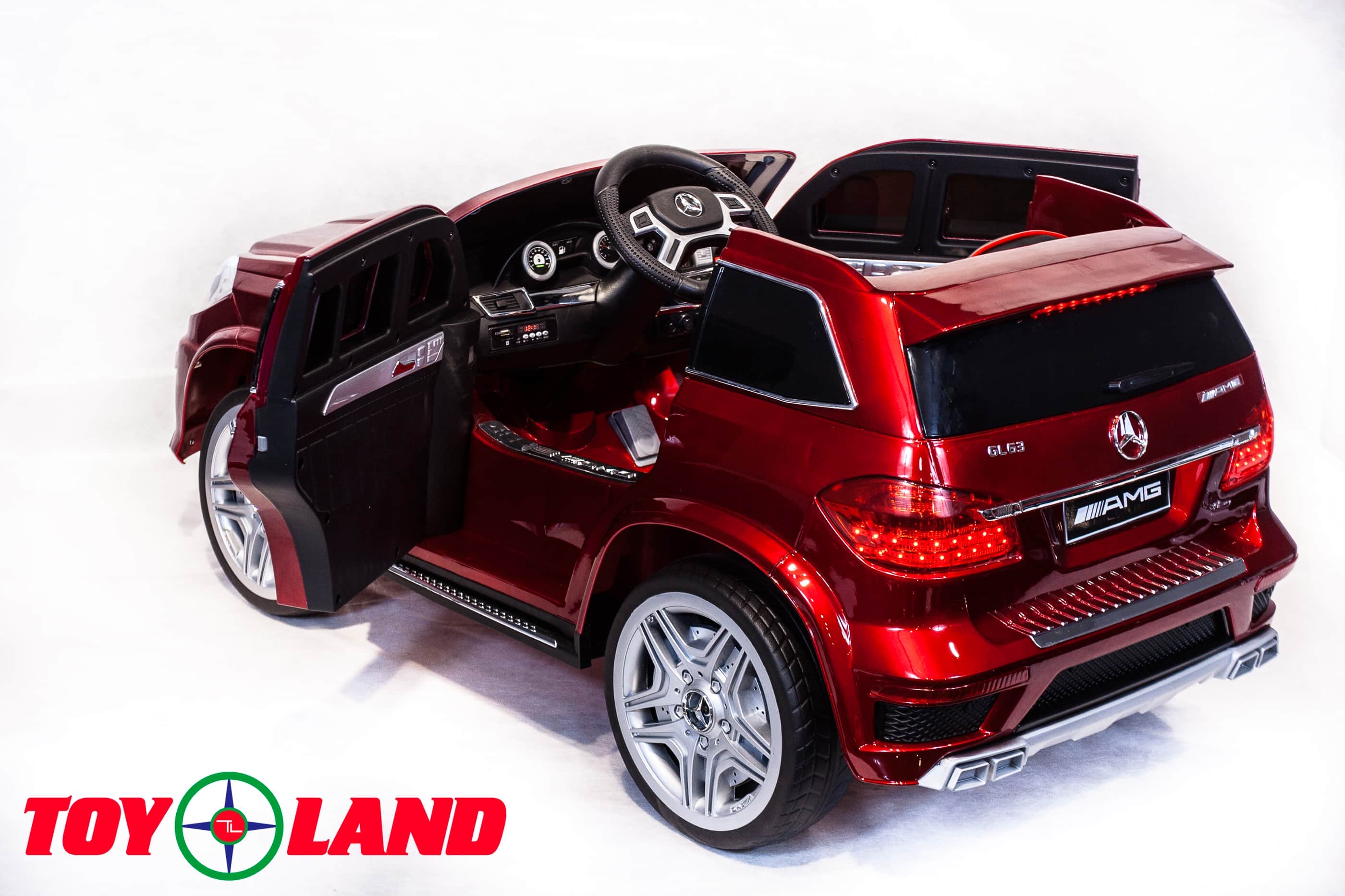 картинка Джип Mercedes Benz GL 63 Красный краска 