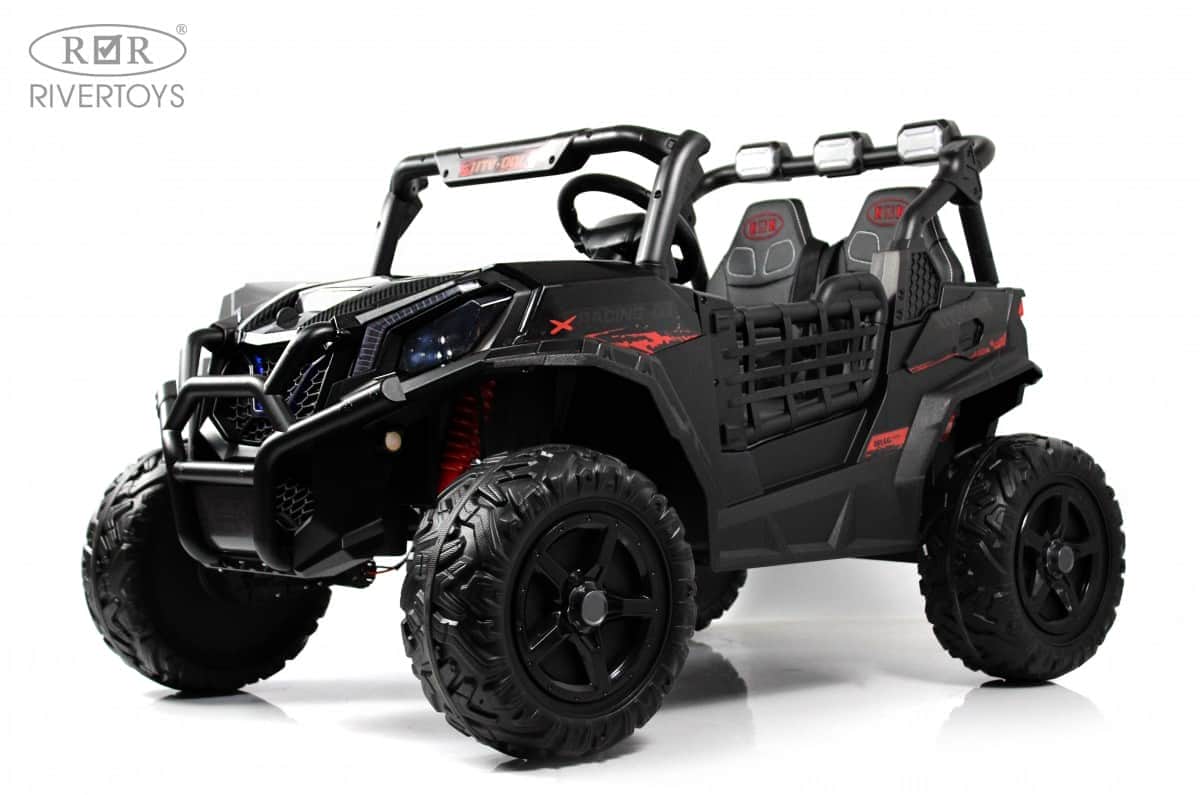 картинка Детский электромобиль K777KK 4WD черный 