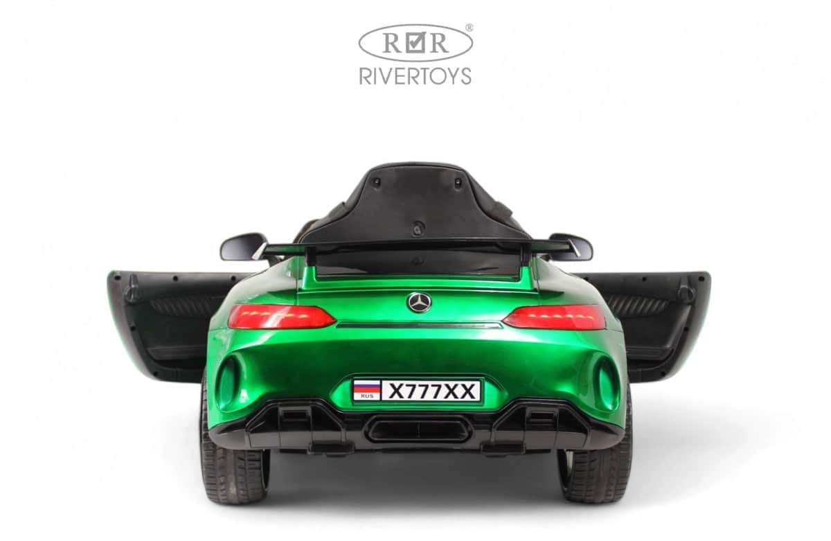 картинка Детский электромобиль Mercedes-Benz AMG GT X777XX зеленый глянец 
